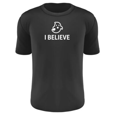 I Believe (in Ghosts) Unisex Dark T-Shirt Thumbnail